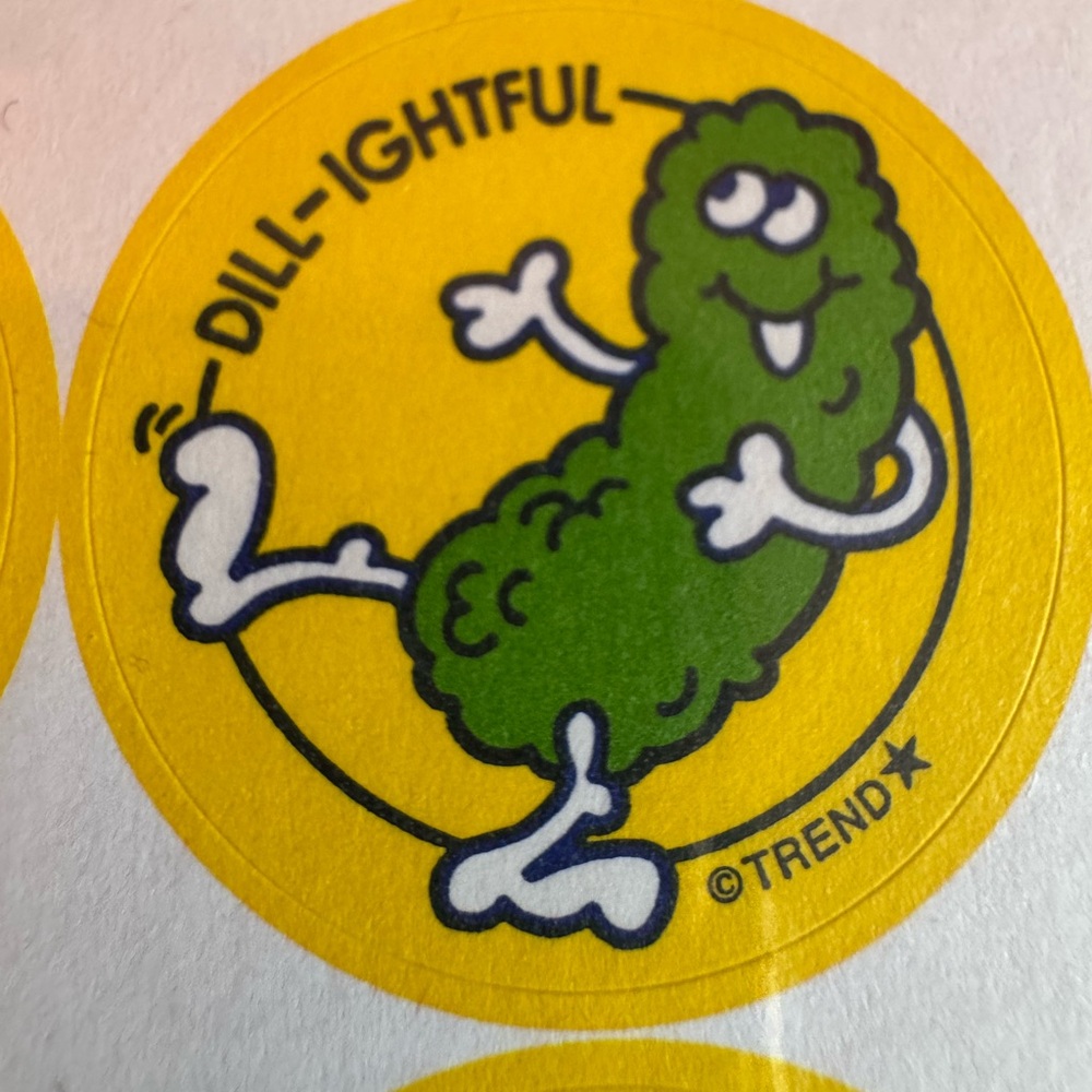 Scratch and Sniff Retro 80’s Trend Stickers- Set of 3 individual stickers
